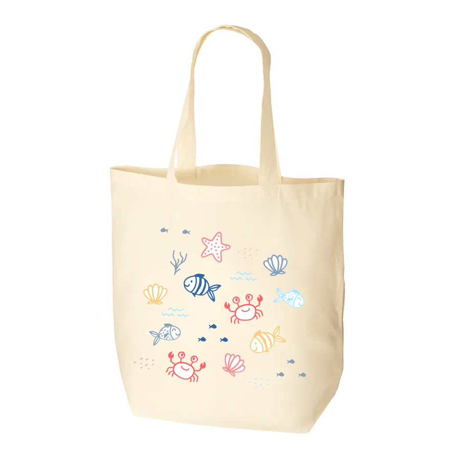 オリジナル　コットンバッグ(M)ナチュラル