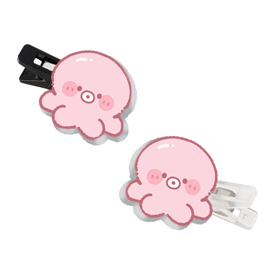 アクリルヘアクリップ