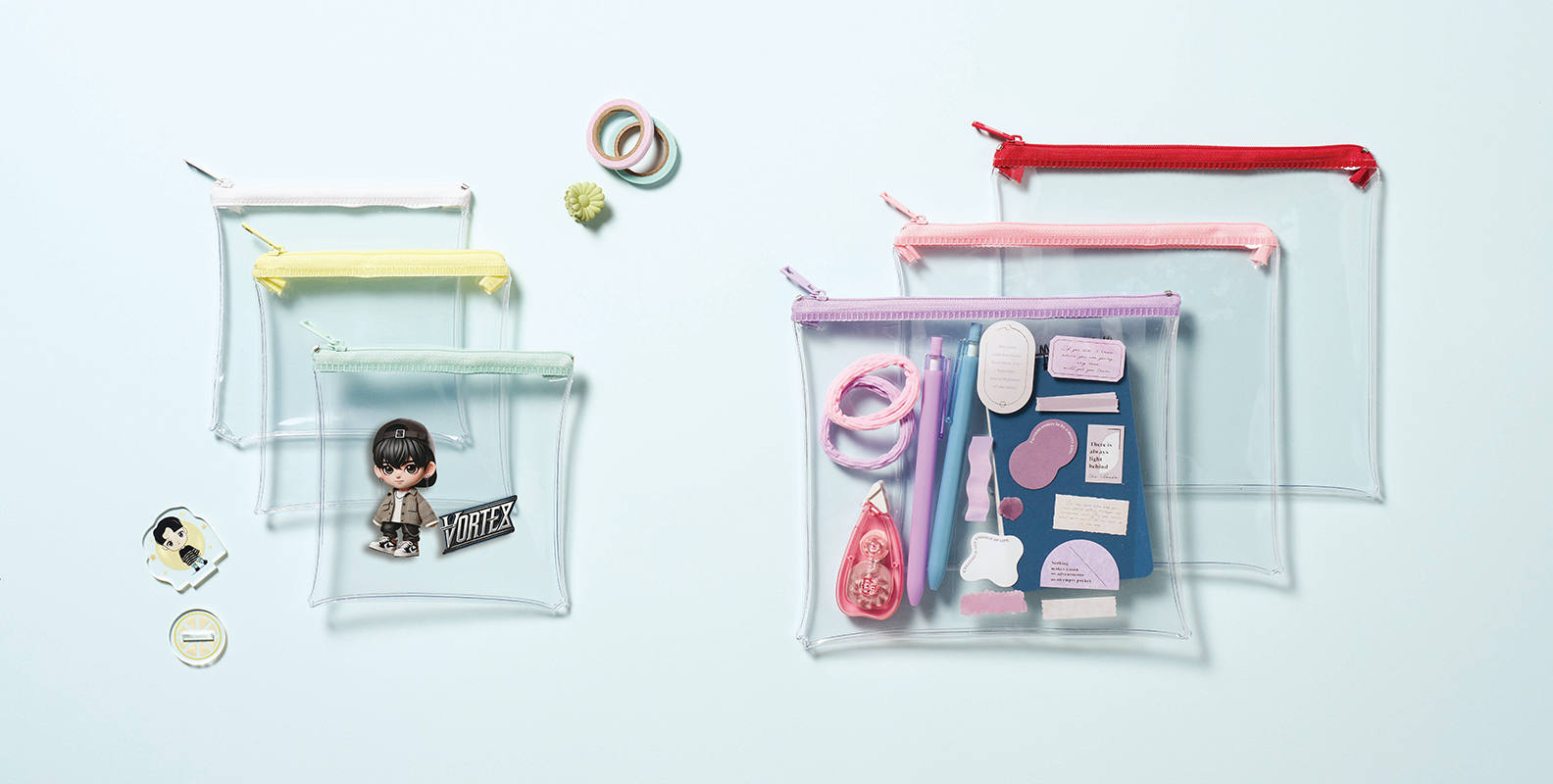 オリジナルクリアポーチの既製品名入れとOEM製作はどう違う？