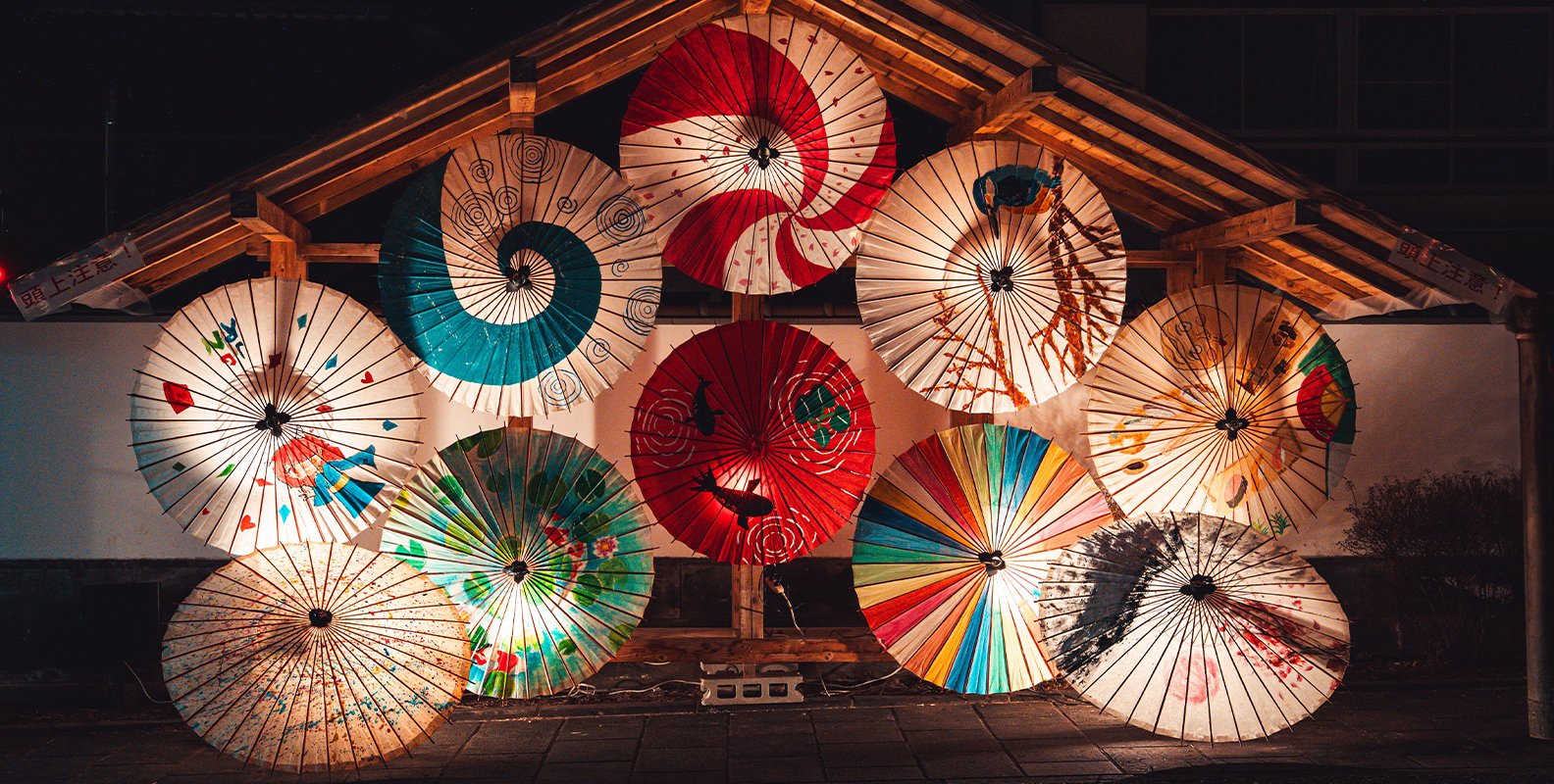 フルカラー印刷傘で世界観を作る