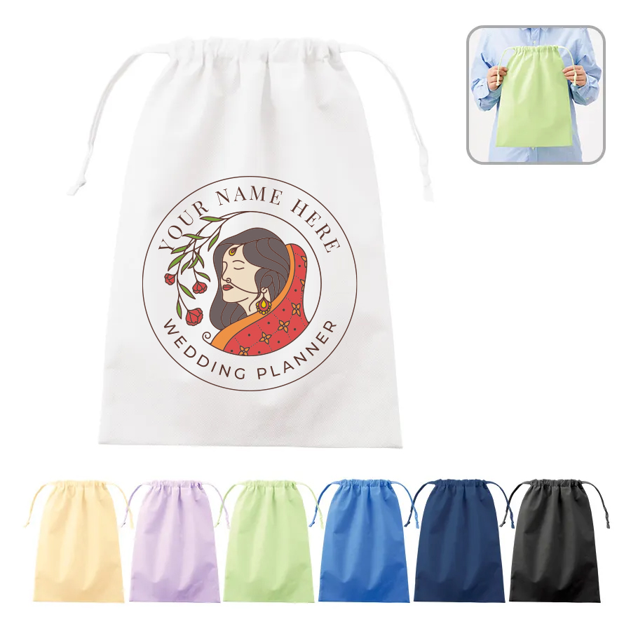 オリジナル　不織布巾着(L)