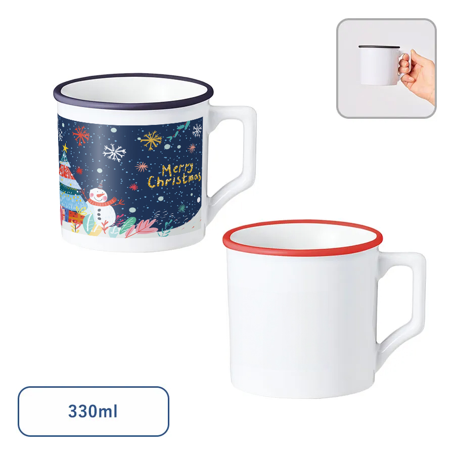 オリジナル　陶器マグストレート　ラウンドリップ(Ｍ)