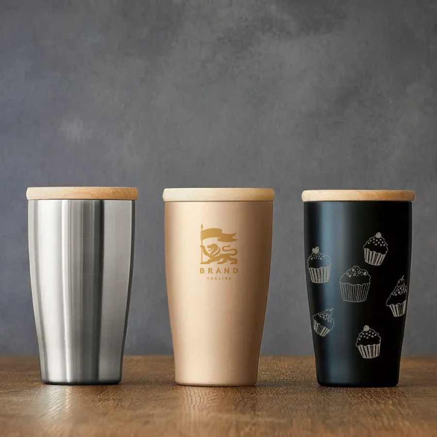 ウッドキャップ・ステンレスタンブラー