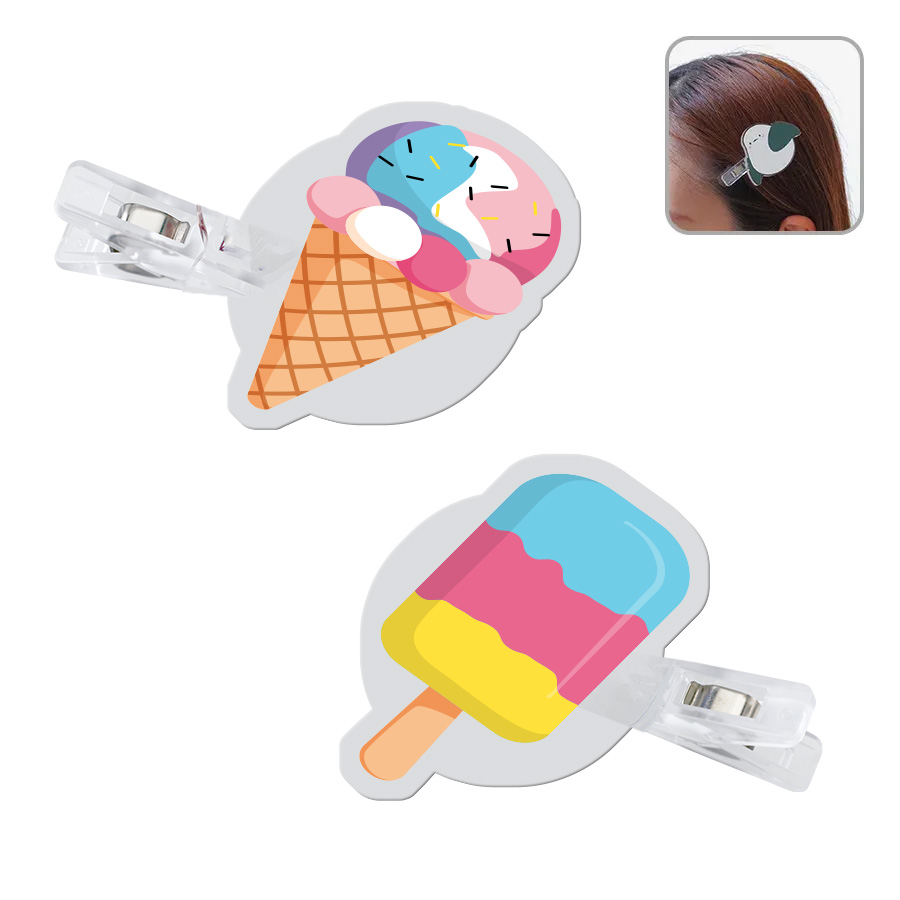 アクリルヘアクリップ