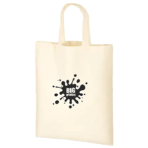 オーガニックコットンA4フラットバッグ　ナチュラル