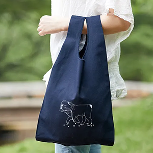 厚手コットンマルシェバッグ(M)