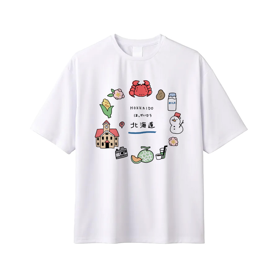 フルグラフィックTシャツ(ポリエステル/オーバーサイズ)