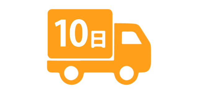 最短10営業日で出荷！