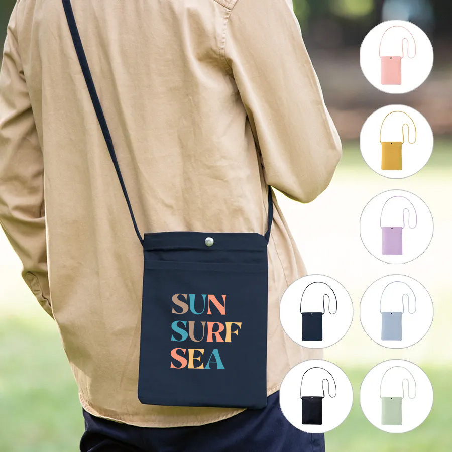 オリジナル　キャンバスフロントポケットサコッシュ