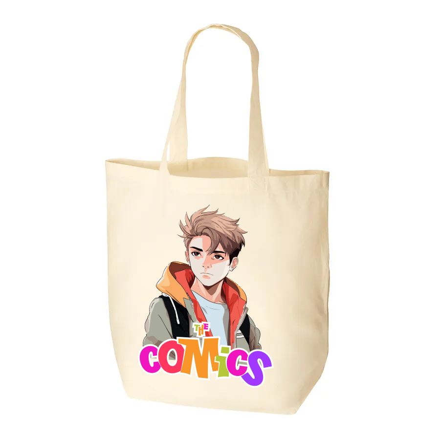 オリジナル　コットンバッグ(M)ナチュラル