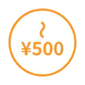 ～500円