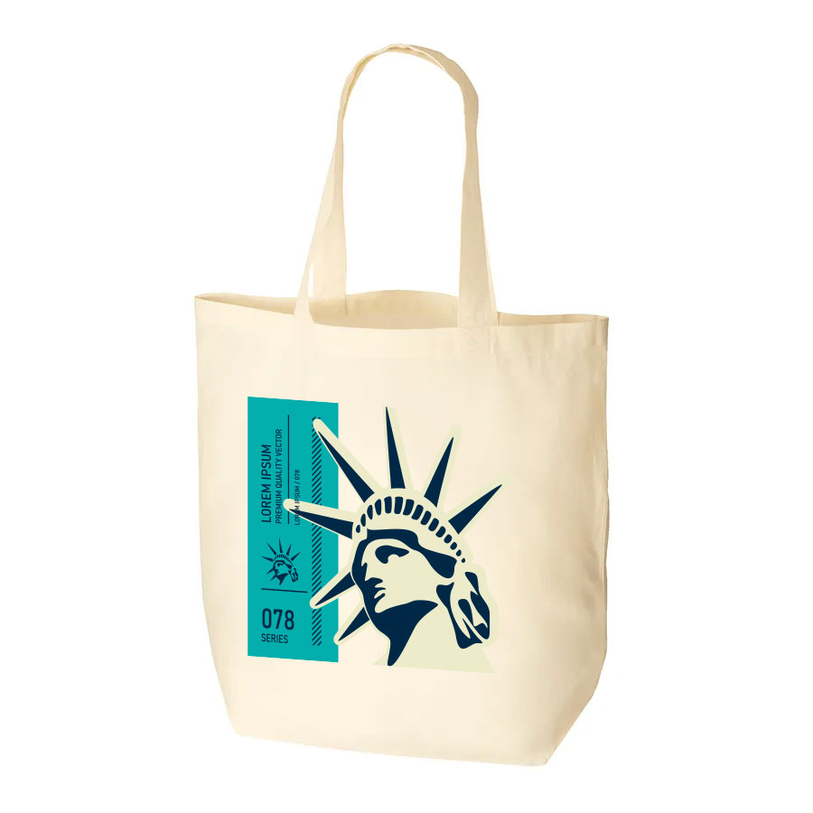 オリジナル　コットンバッグ(M)ナチュラル