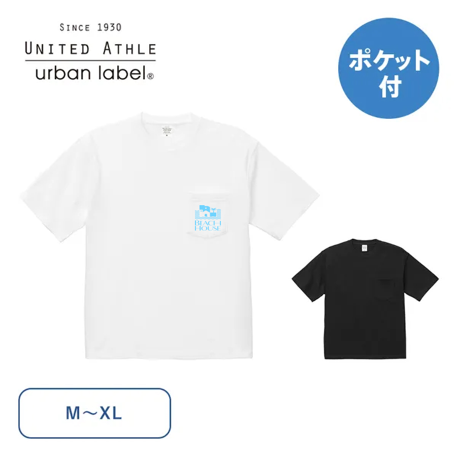 オリジナル　9.1オンス　マグナムウェイト　ビッグシルエットTシャツ（ポケット付）