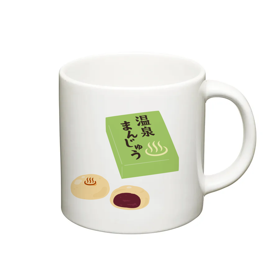 オリジナル　陶器マグカップ　ストレート(S＋)　ホワイト