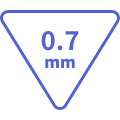 0.7mm