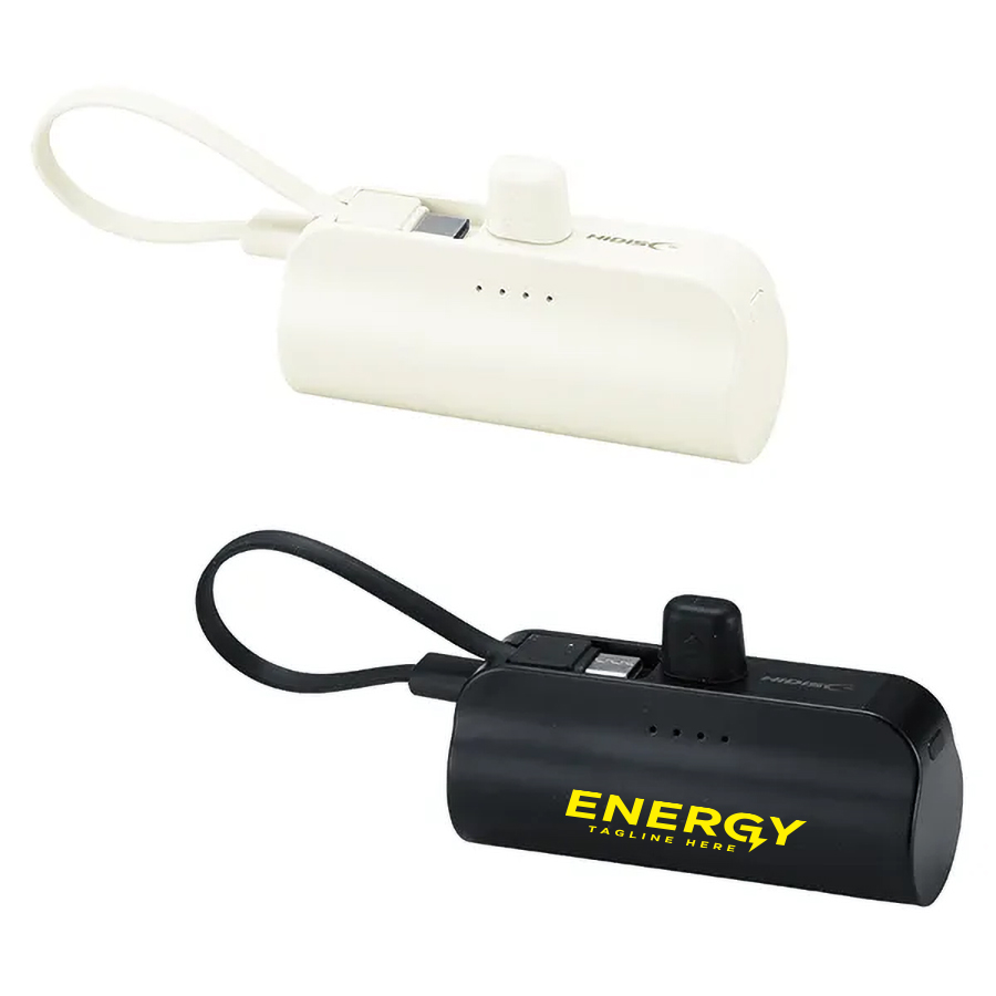 オリジナル　直挿タイプ　5000mAh　モバイルバッテリー
