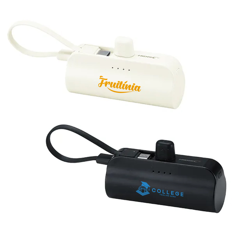 オリジナル　直挿タイプ　5000mAh　モバイルバッテリー