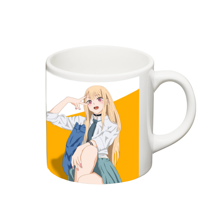 陶器マグカップ　ストレート(S)　ホワイト　200ml