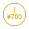 ~¥700