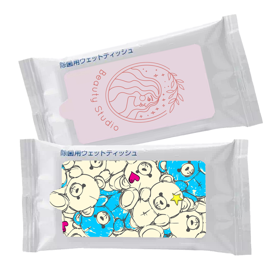 除菌用ウェットティッシュ(オリジナルフラップ)【印刷専用】