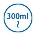 300㎖以上