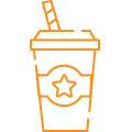 ストロー付き