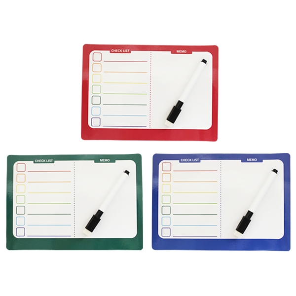 オリジナル　カラフルマグネットボード(ペン付き)