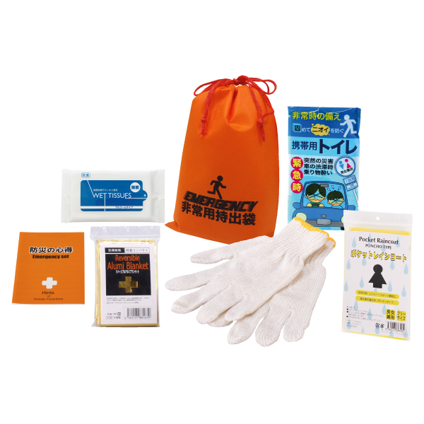 オリジナル　コンパクト防災7点セット