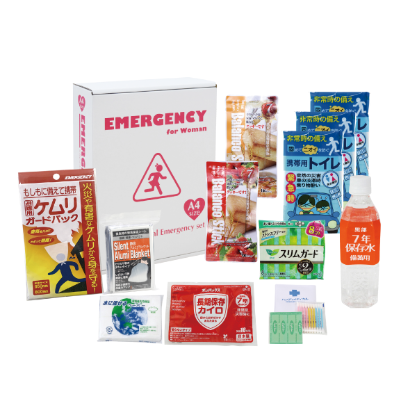 オリジナル　1DAY女性の災害対策　12点セット