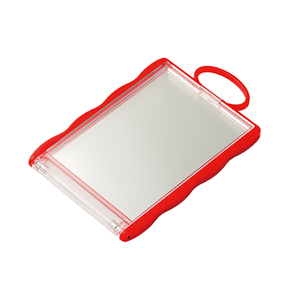 オリジナル カードホルダー付きコンパクトミラー