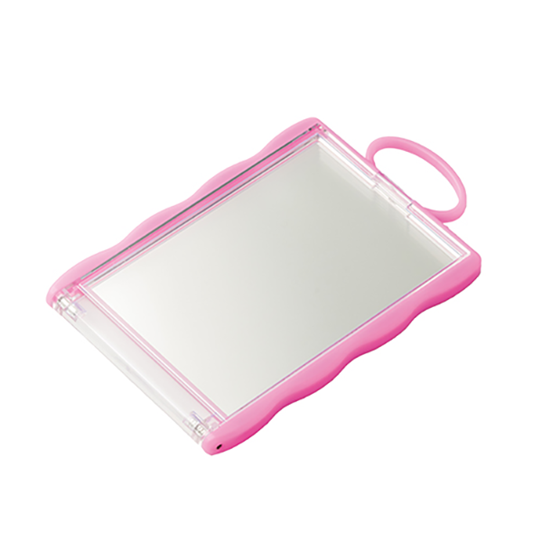 オリジナル カードホルダー付きコンパクトミラー