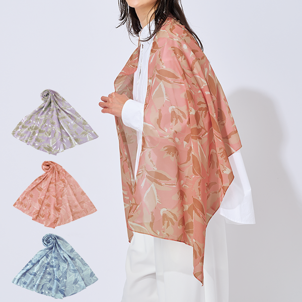 オリジナル　リュクレ　シフォンフラワーストール