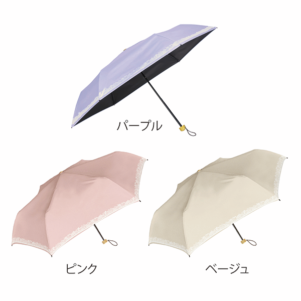 オリジナル ブルームレース 晴雨兼用折りたたみ傘