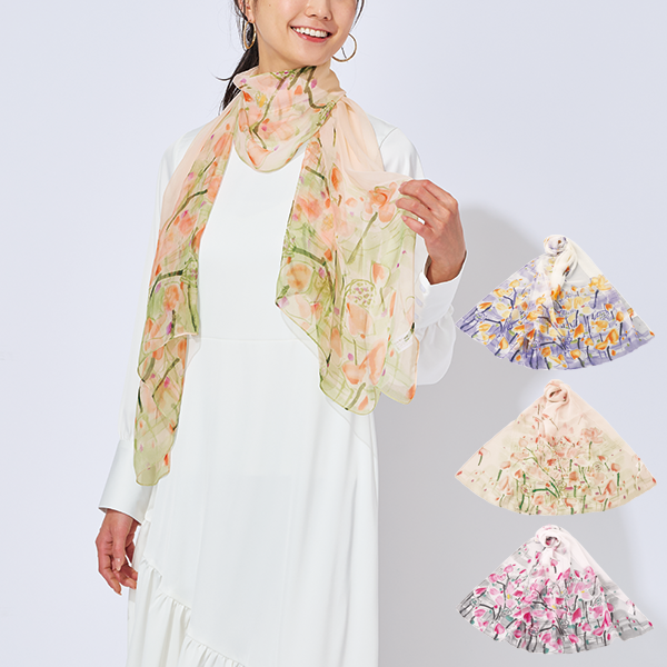 オリジナル　エアリーフルール　シフォンストール