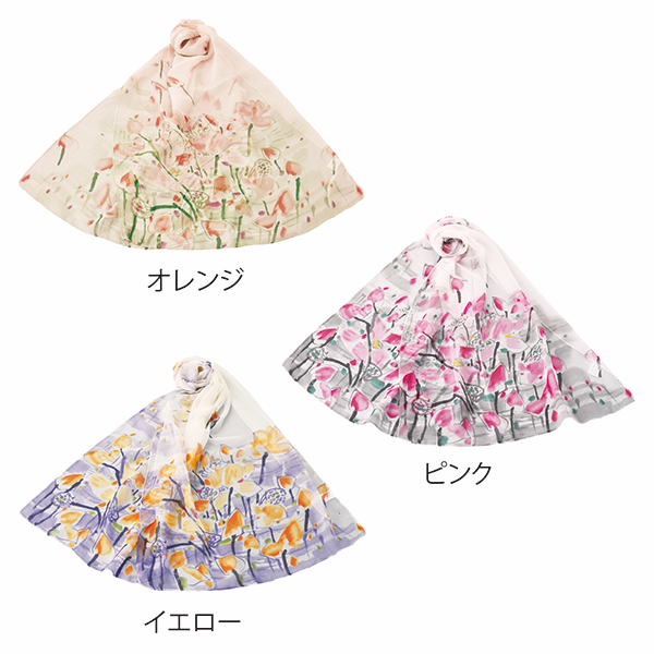 オリジナル エアリーフルール シフォンストール