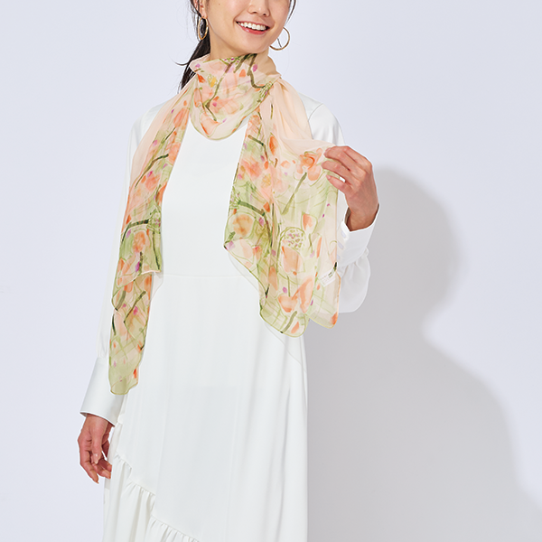 オリジナル エアリーフルール シフォンストール