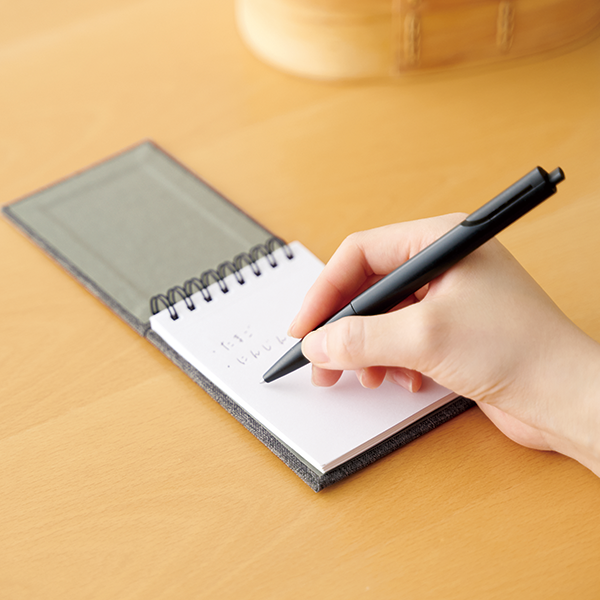 オリジナル　リサイクルPET生地使用リングメモ帳