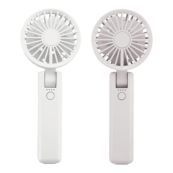 オリジナル　折りたたみ式2WAYダブルファン(カラビナ付)