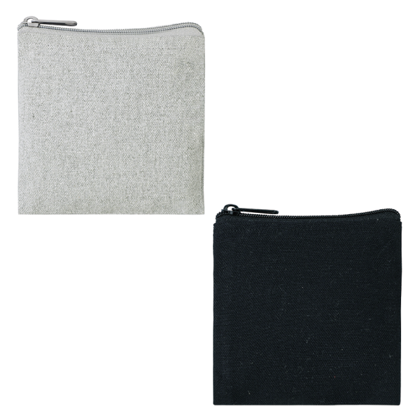 オリジナル　スフィア・リサイクルコットンスクエアフラットポーチ