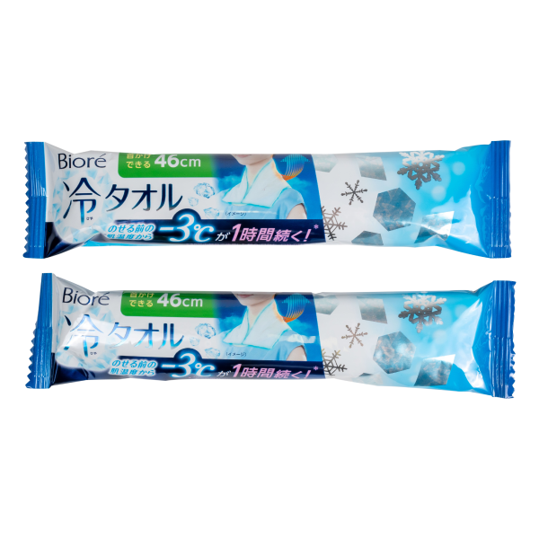オリジナル 花王 ビオレ 冷タオル 2枚入【印刷専用】