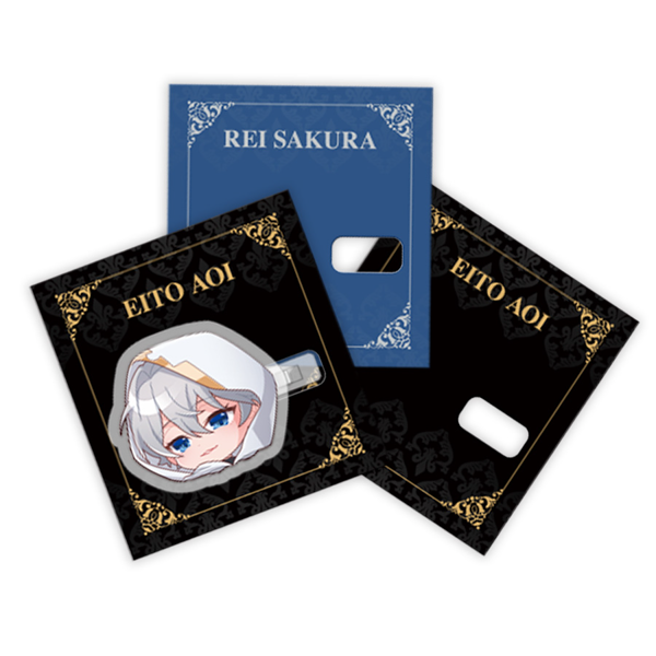 オリジナル　アクリルヘアクリップ専用　取り付け台紙(1個用)