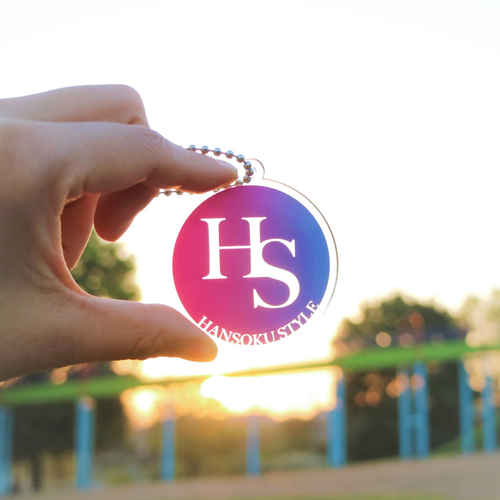 オリジナル アクリルキーホルダー 丸型(両面印刷可)