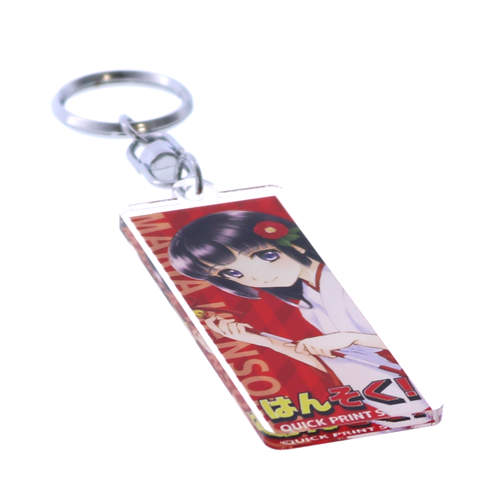 オリジナル アクリルキーホルダー 長方形(両面印刷可)