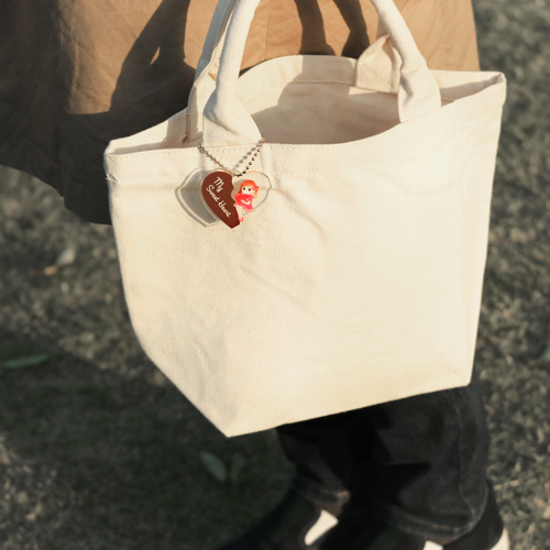 オリジナル アクリルキーホルダー ハート型(両面印刷可)