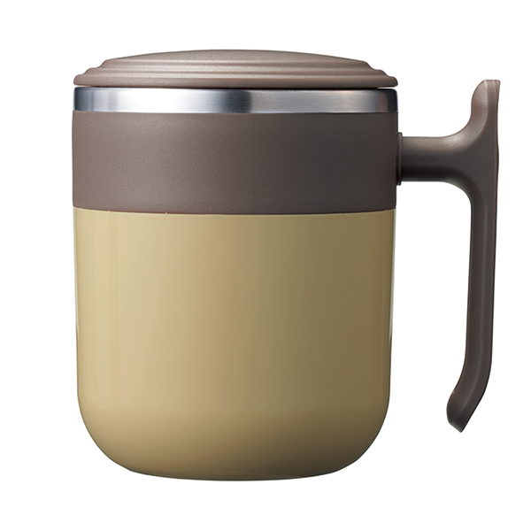 オリジナル フタ付ダブルウォールステンレスマグ