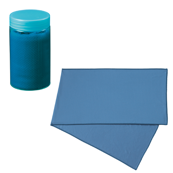 オリジナル　ヒンヤリUVガード　ボトル入クールタオル