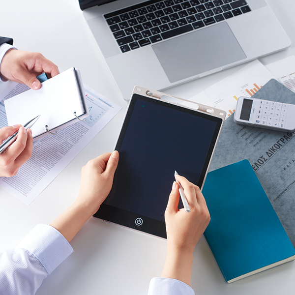 オリジナル　ペタっと貼れる！電子メモパッド　ラージ