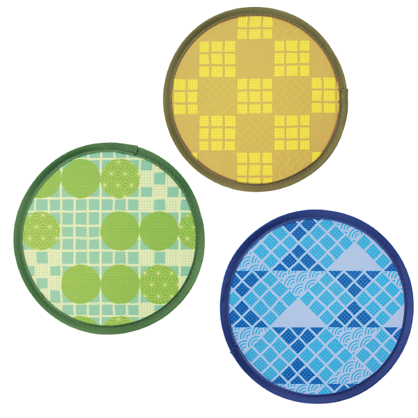 オリジナル　夏柄ポケットうちわ