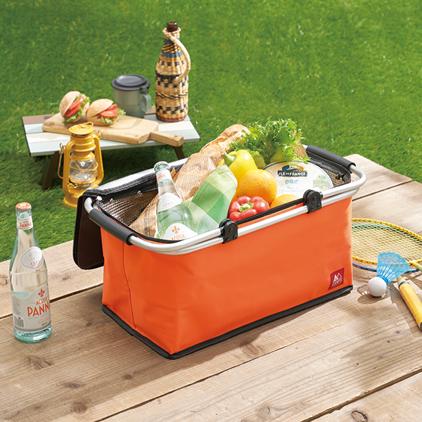 オリジナル　キャンプス　軽量アルミ保冷温バスケット