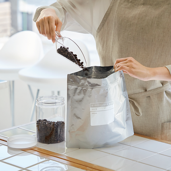 オリジナル　おいしく保存！アルミジッパーバッグ3枚組